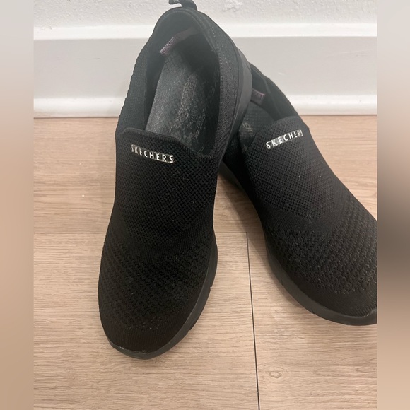 Skechers Shoes - Skechers Black Slip-On Sneakers